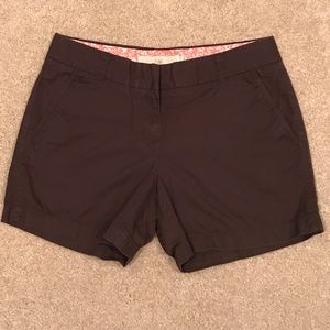 Brown J. Crew Chino shorts